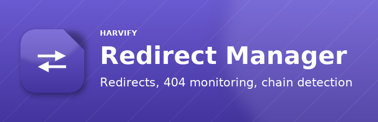 Harvify Redirect Manager Preview Wordpress Plugin - Rating, Reviews, Demo & Download