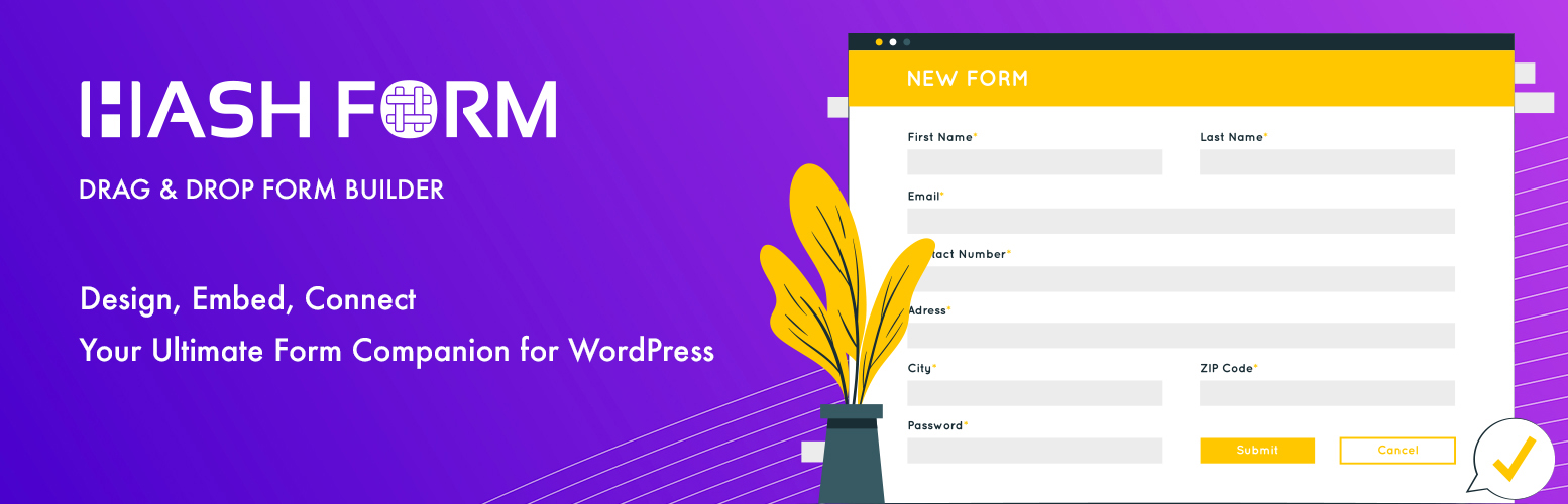 Hash Form Preview Wordpress Plugin - Rating, Reviews, Demo & Download