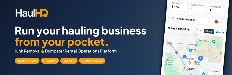 HaulHQ Bridge Preview Wordpress Plugin - Rating, Reviews, Demo & Download