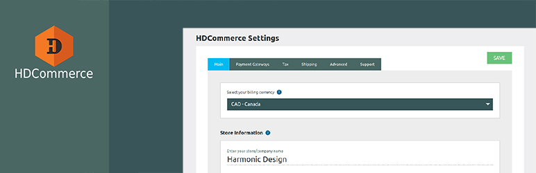 HDCommerce Preview Wordpress Plugin - Rating, Reviews, Demo & Download