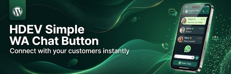 HDEV Floating Contact Button Preview Wordpress Plugin - Rating, Reviews, Demo & Download