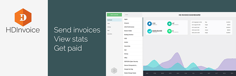 HDInvoice | Create Invoices Preview Wordpress Plugin - Rating, Reviews, Demo & Download