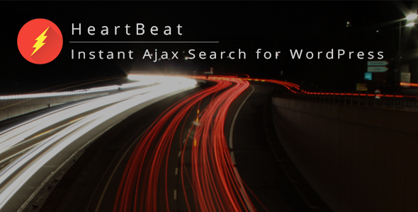 HeartBeat – Instant Ajax Search Plugin for Wordpress Preview - Rating, Reviews, Demo & Download