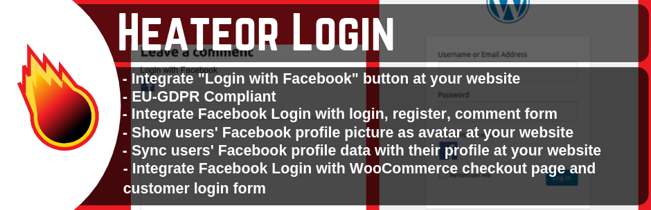Heateor Login – Social Login Plugin Preview - Rating, Reviews, Demo & Download