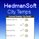 HedmanSoft City Temperatures