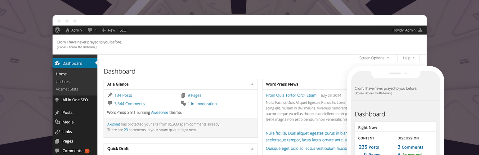 Hello HAL Preview Wordpress Plugin - Rating, Reviews, Demo & Download