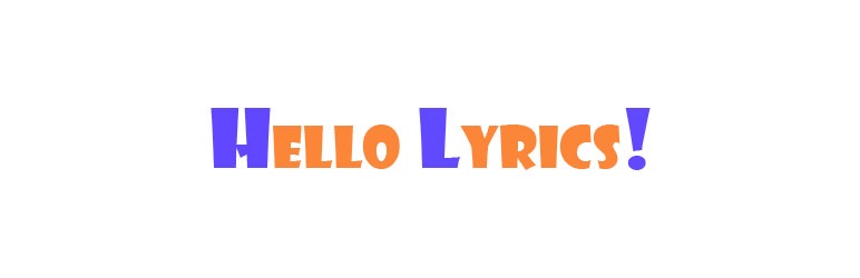 Hello Lyrics Preview Wordpress Plugin - Rating, Reviews, Demo & Download