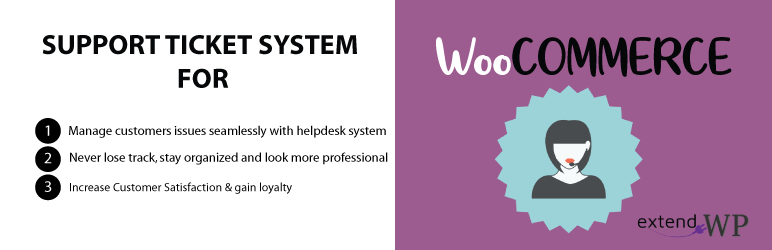 Helpdesk Support Ticket System For WooCommerce Preview Wordpress Plugin - Rating, Reviews, Demo & Download