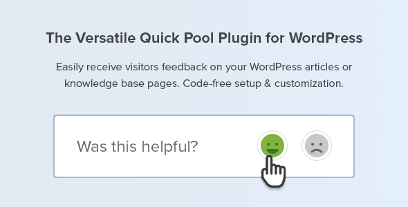 Helpful – Article Feedback Plugin For WordPress Preview - Rating, Reviews, Demo & Download