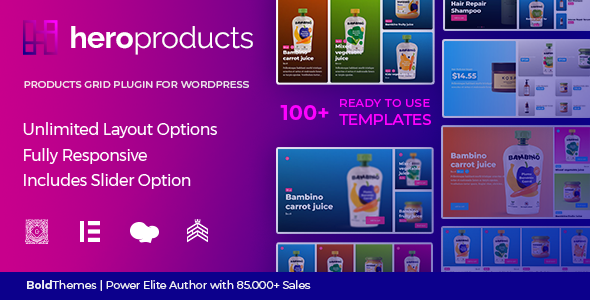 Hero Products – Product Grid Plugin For WooCommerce Preview - Rating, Reviews, Demo & Download