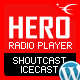 Hero – Shoutcast And Icecast Radio Player With History – WordPress Plugin