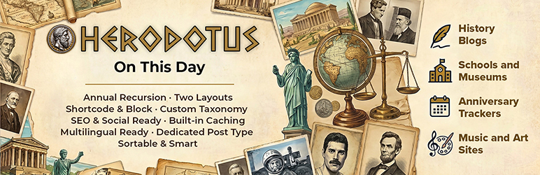 Herodotus – On This Day Preview Wordpress Plugin - Rating, Reviews, Demo & Download