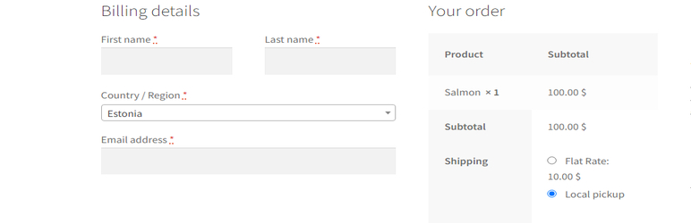 Hide Address Fields For WooCommerce Preview Wordpress Plugin - Rating, Reviews, Demo & Download