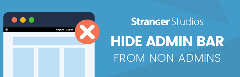 Hide Admin Bar From Non-Admins Preview Wordpress Plugin - Rating, Reviews, Demo & Download