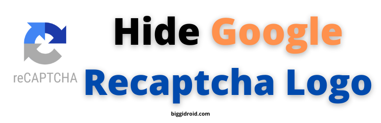 Hide Google ReCAPTCHA Logo Preview Wordpress Plugin - Rating, Reviews, Demo & Download