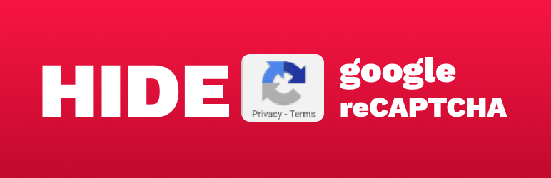 Hide Invisible Google ReCAPTCHA Badge Preview Wordpress Plugin - Rating, Reviews, Demo & Download