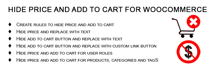 Hide Price And Add To Cart Lite Preview Wordpress Plugin - Rating, Reviews, Demo & Download