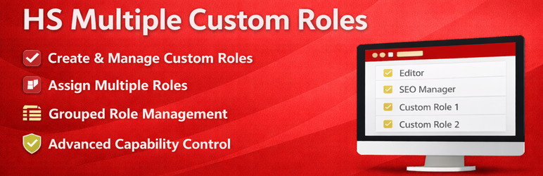 Highland Software Custom Role Manager Preview Wordpress Plugin - Rating, Reviews, Demo & Download