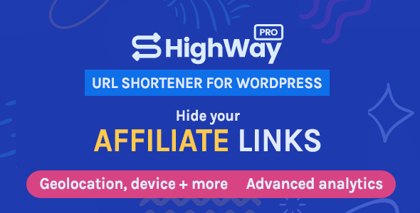 HighWayPro – URL Shortener & Link Cloaker Plugin for Wordpress Preview - Rating, Reviews, Demo & Download