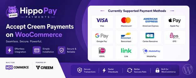 HippoPay Payments With Creem For WooCommerce Preview Wordpress Plugin - Rating, Reviews, Demo & Download