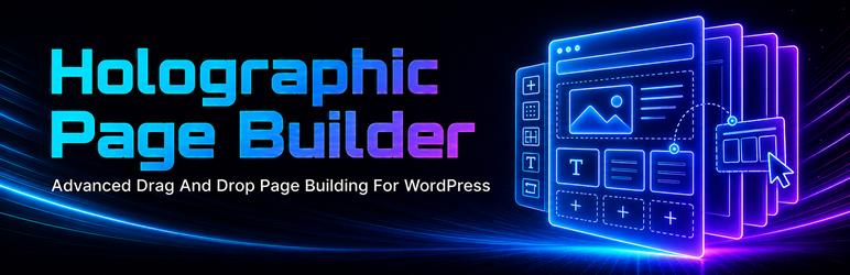 Holographic Page Builder Preview Wordpress Plugin - Rating, Reviews, Demo & Download