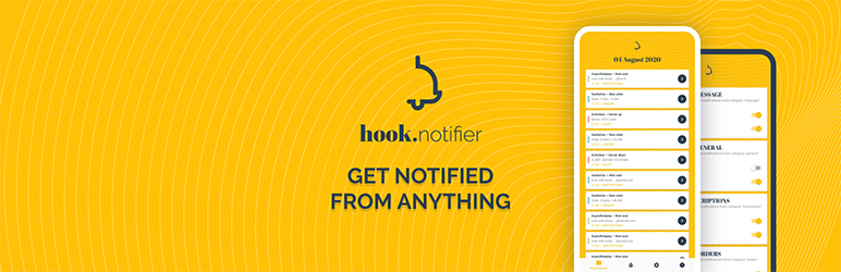 HookNotifier Preview Wordpress Plugin - Rating, Reviews, Demo & Download
