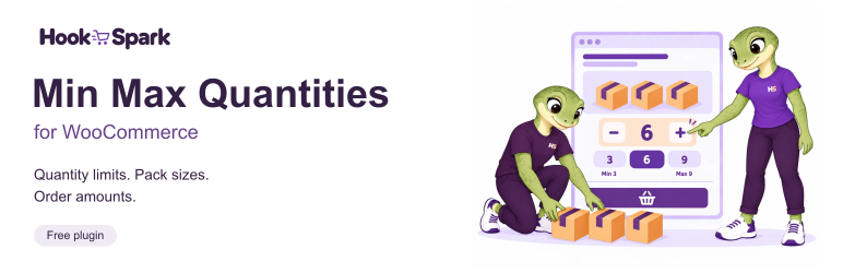 HookSpark Min Max Quantities For WooCommerce Preview Wordpress Plugin - Rating, Reviews, Demo & Download