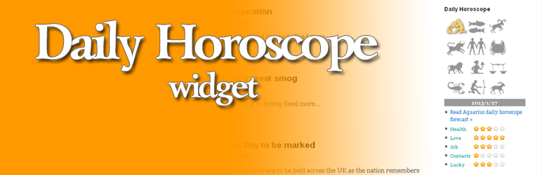 Horoscope Widget Preview Wordpress Plugin - Rating, Reviews, Demo & Download