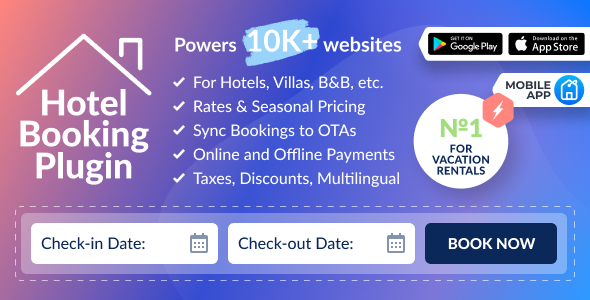 Hotel Booking WordPress Plugin – MotoPress Hotel Booking Preview - Rating, Reviews, Demo & Download