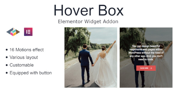Hover Box Elementor Page Builder Addon Preview Wordpress Plugin - Rating, Reviews, Demo & Download