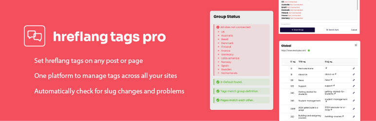 Hreflang Tags Pro Preview Wordpress Plugin - Rating, Reviews, Demo & Download