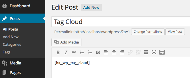 HS Tag Cloud Preview Wordpress Plugin - Rating, Reviews, Demo & Download