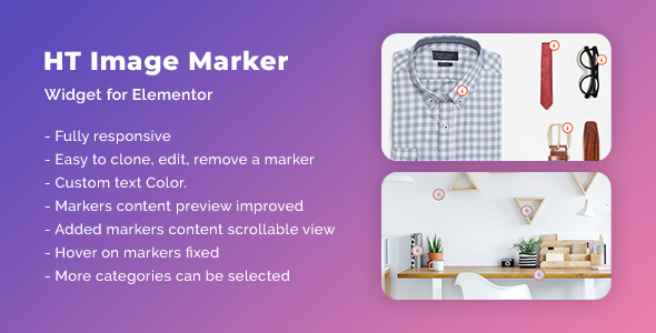 HT Image Marker For Elementor Preview Wordpress Plugin - Rating, Reviews, Demo & Download