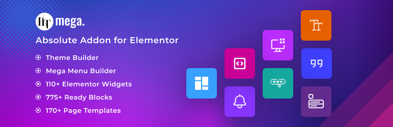 HT Mega – Absolute Addons For Elementor Preview Wordpress Plugin - Rating, Reviews, Demo & Download