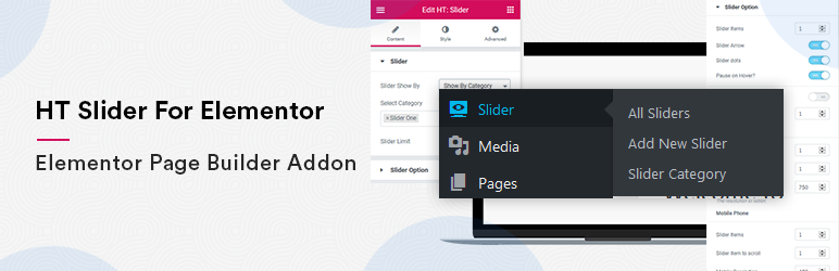 HT Slider For Elementor Preview Wordpress Plugin - Rating, Reviews, Demo & Download