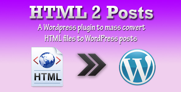 HTML 2 Posts WordPress Plugin Preview - Rating, Reviews, Demo & Download