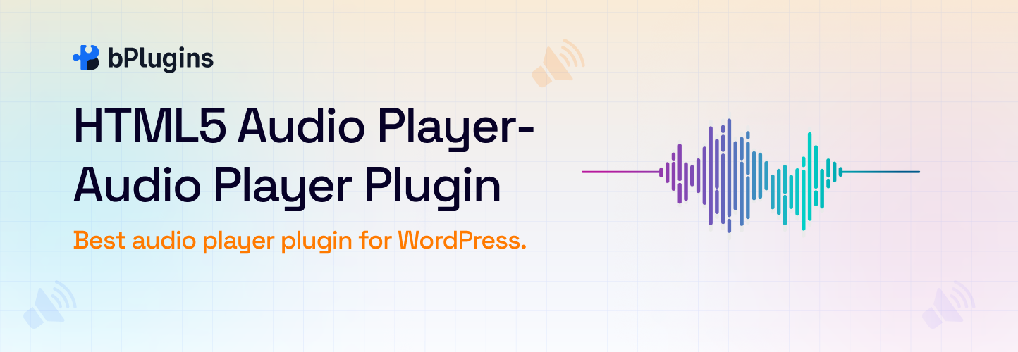 HTML5 Audio Player- Best WordPress Audio Player Plugin Preview - Rating, Reviews, Demo & Download