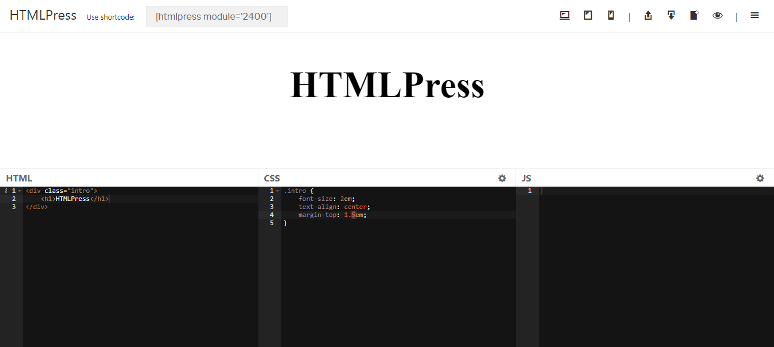 HTMLPress Preview Wordpress Plugin - Rating, Reviews, Demo & Download