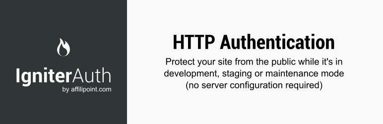 HTTP Authentication Site Lock Preview Wordpress Plugin - Rating, Reviews, Demo & Download