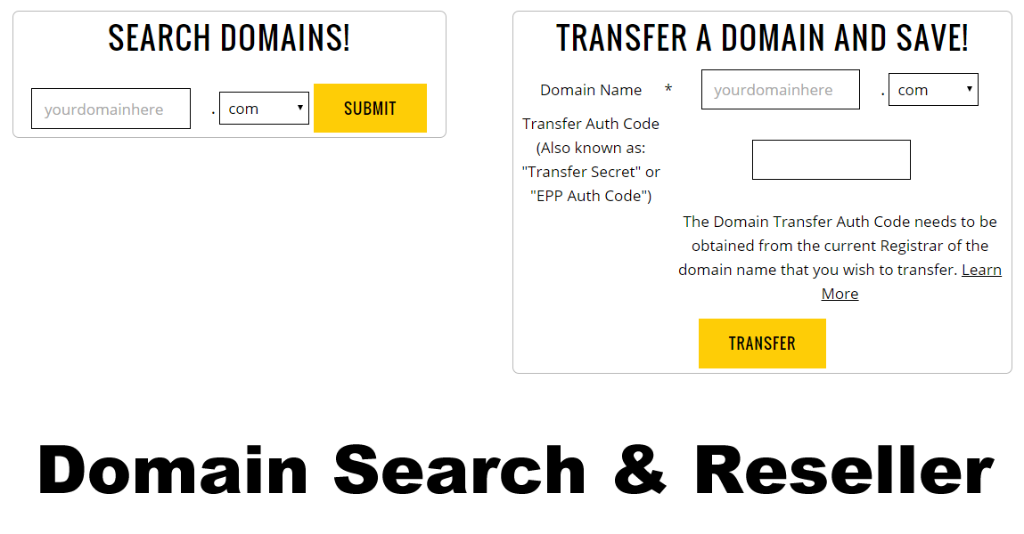 Hyper Domains Search Form Preview Wordpress Plugin - Rating, Reviews, Demo & Download