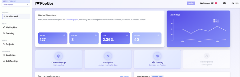 I Love PopUps Connector Preview Wordpress Plugin - Rating, Reviews, Demo & Download