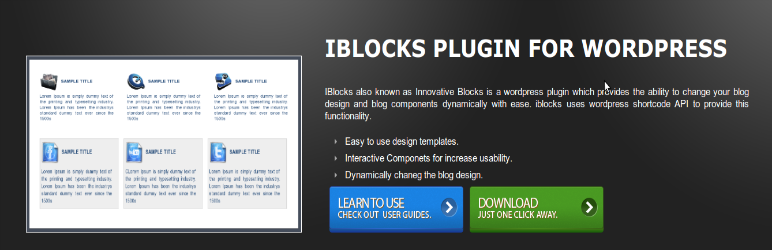 IBlocks Preview Wordpress Plugin - Rating, Reviews, Demo & Download