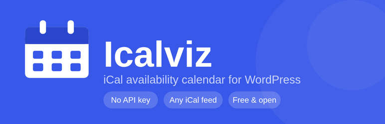 Icalviz Preview Wordpress Plugin - Rating, Reviews, Demo & Download