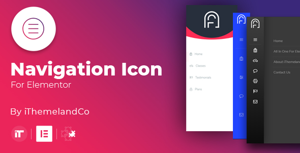 Icon Nav For Elementor Preview Wordpress Plugin - Rating, Reviews, Demo & Download