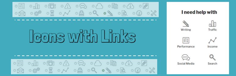 Icons With Links Widget Preview Wordpress Plugin - Rating, Reviews, Demo & Download
