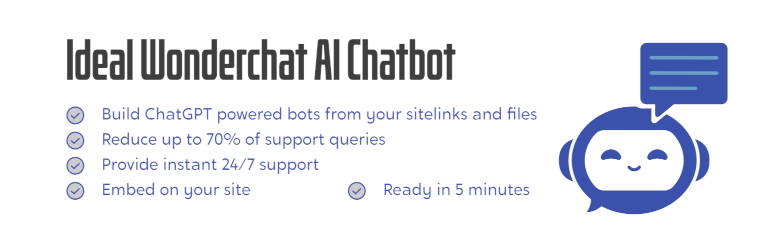 Ideal Wonderchat AI Chatbot Preview Wordpress Plugin - Rating, Reviews, Demo & Download