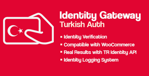 Identity Gateway – Turkish Identity Validation Preview Wordpress Plugin - Rating, Reviews, Demo & Download