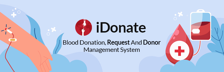 IDonate – Blood Donation, Request And Donor Management System Preview Wordpress Plugin - Rating, Reviews, Demo & Download