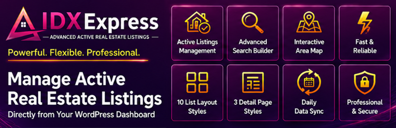 IDXExpress – Listings Pro Preview Wordpress Plugin - Rating, Reviews, Demo & Download