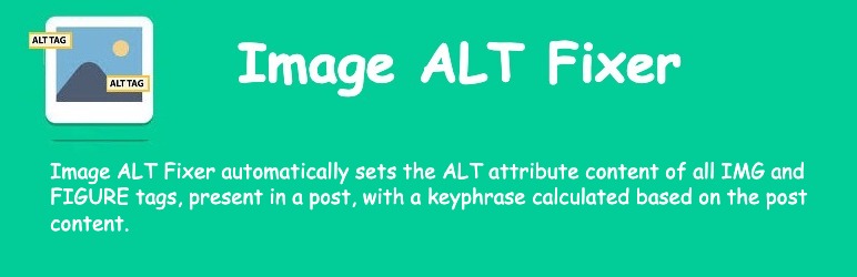 Image ALT Fixer Preview Wordpress Plugin - Rating, Reviews, Demo & Download